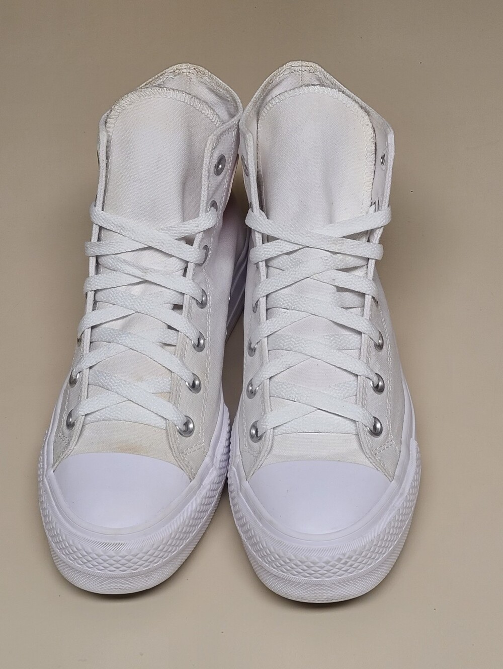 Converse CTAS Hi Lift 'Love Me Lots' Heart patch casual hi top sneakers size 9 - Picture 4 of 12